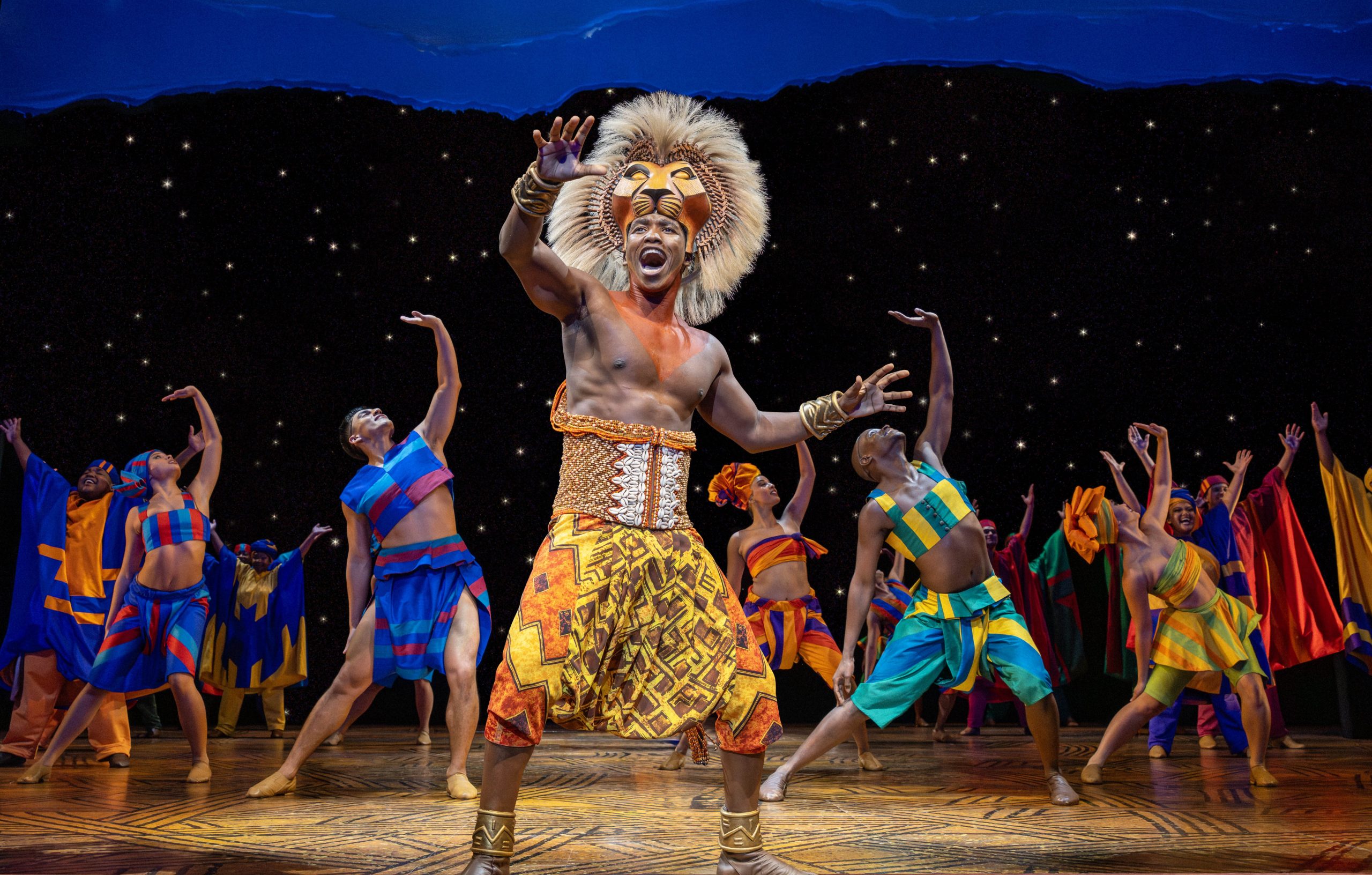 Image-Aphiwe Nyezi as Simba. The Lion King. (c) Disney. Photo by Daniel Boud