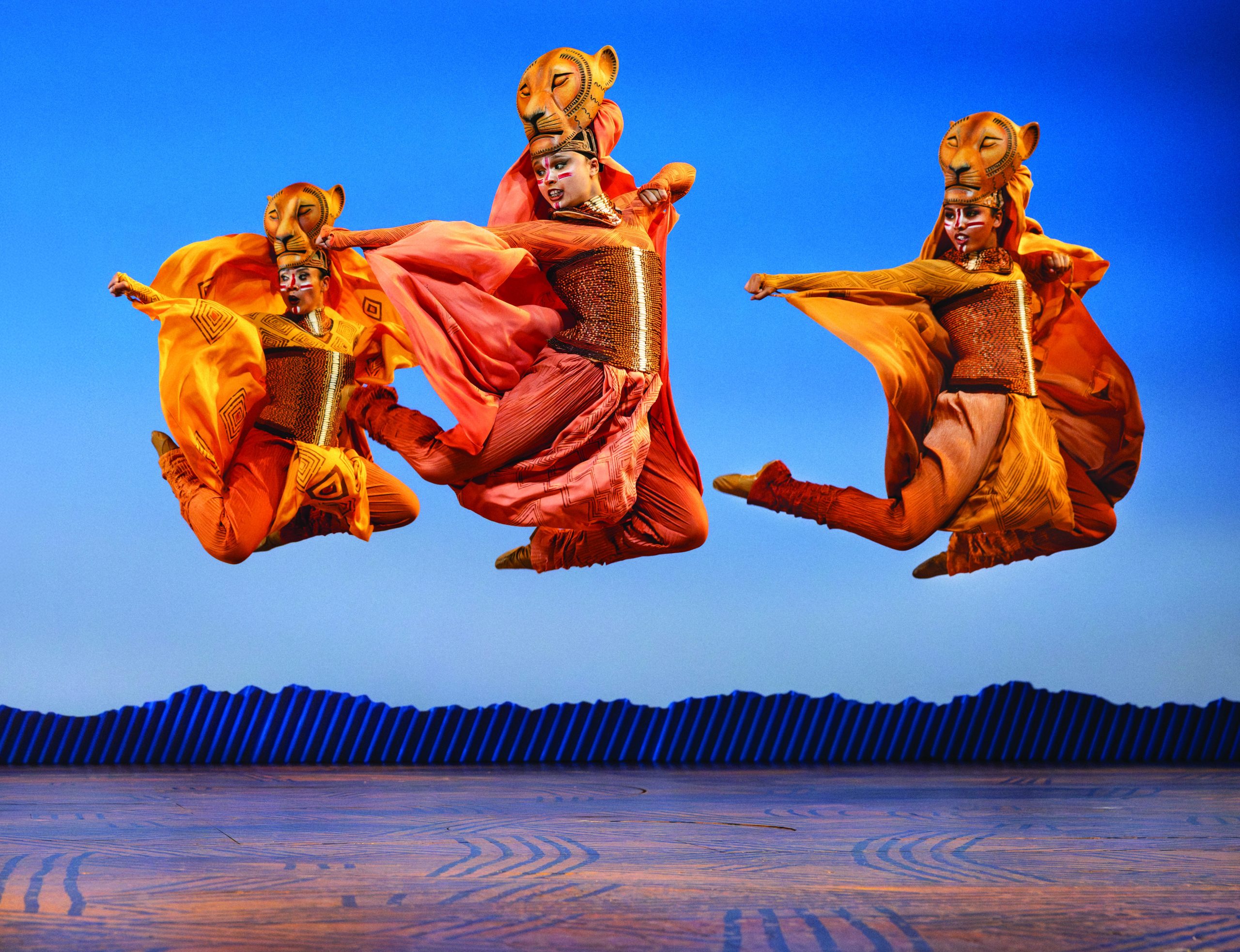 Lionesses. The Lion King. (c) Disney. Photo by Daniel Boud